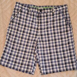 Men's Izod Plaid Golf Shorts